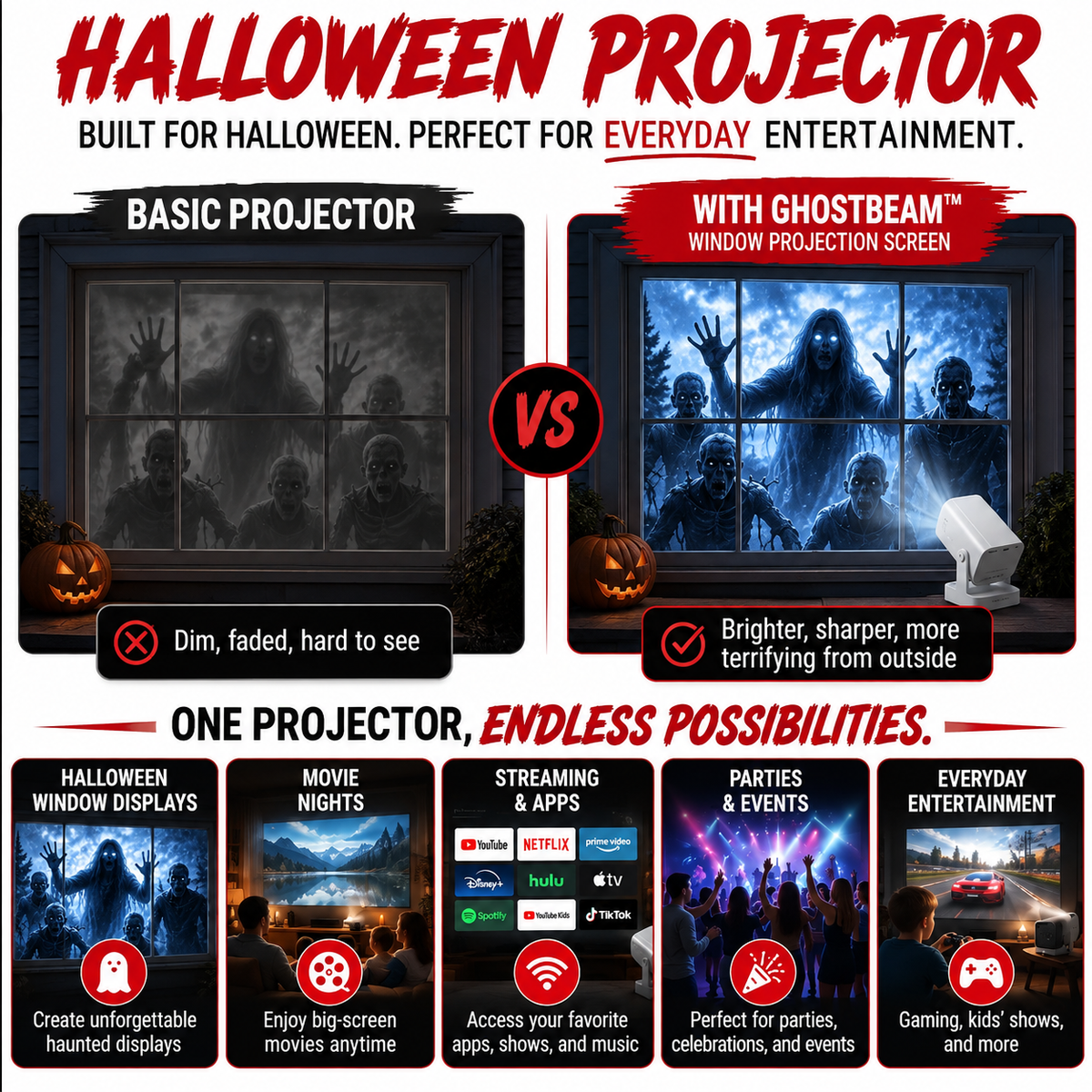 Halloween Window Projector